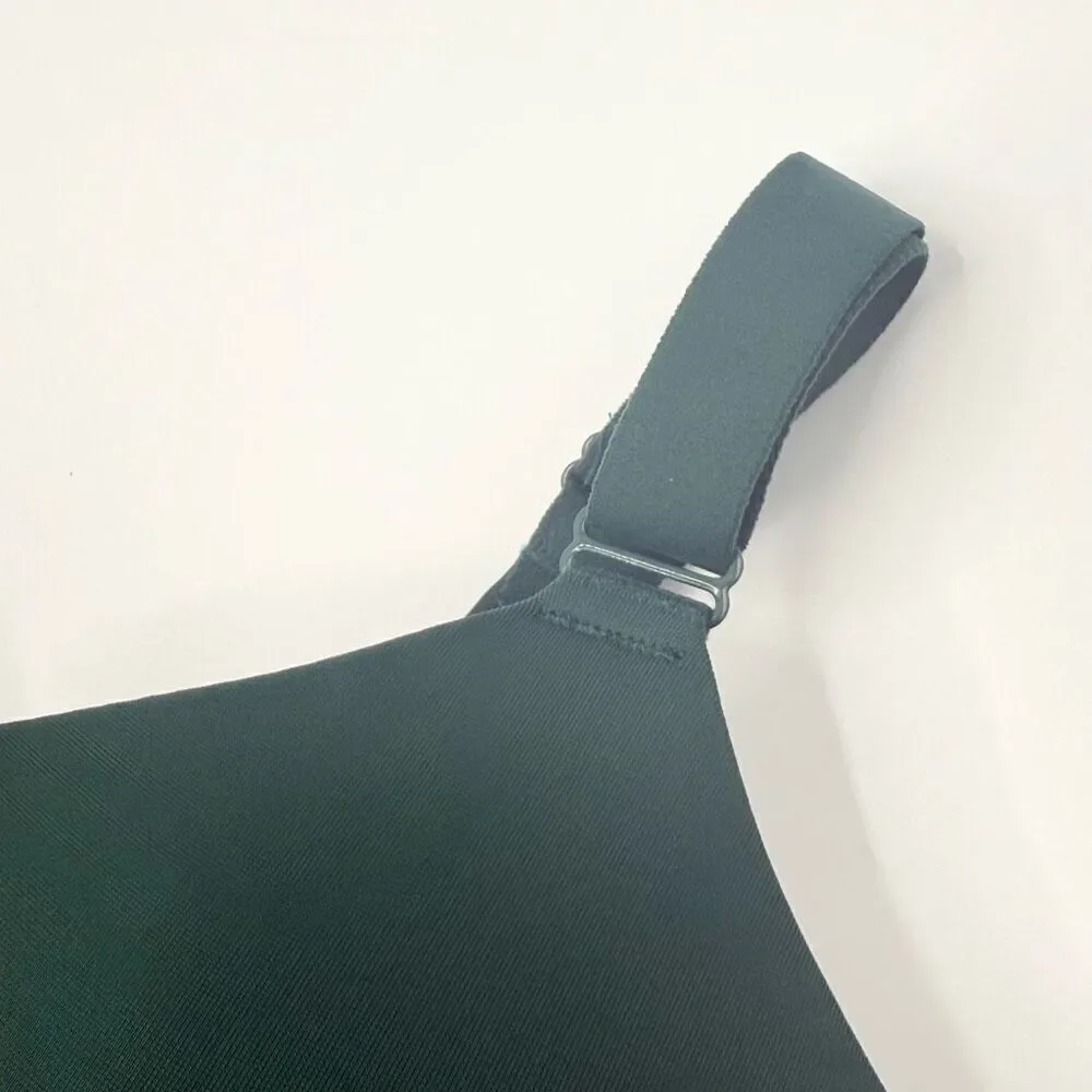Cacique Lightly Lined Full Coverage Forest Green Adjustable Straps Bra - US 44G